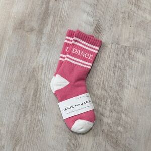 Janie and Jack Pink Dance Socks